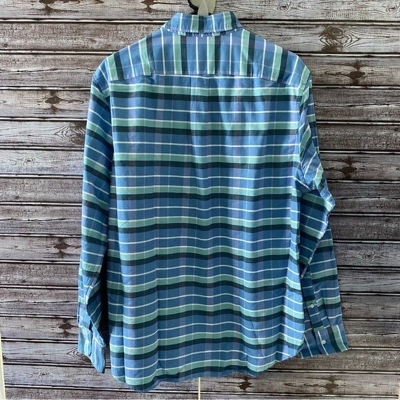 NWT J Crew Men's Classic‎ Flex Oxford Long-Sleeved Button-Down Shirt Size L - Picture 2 of 9